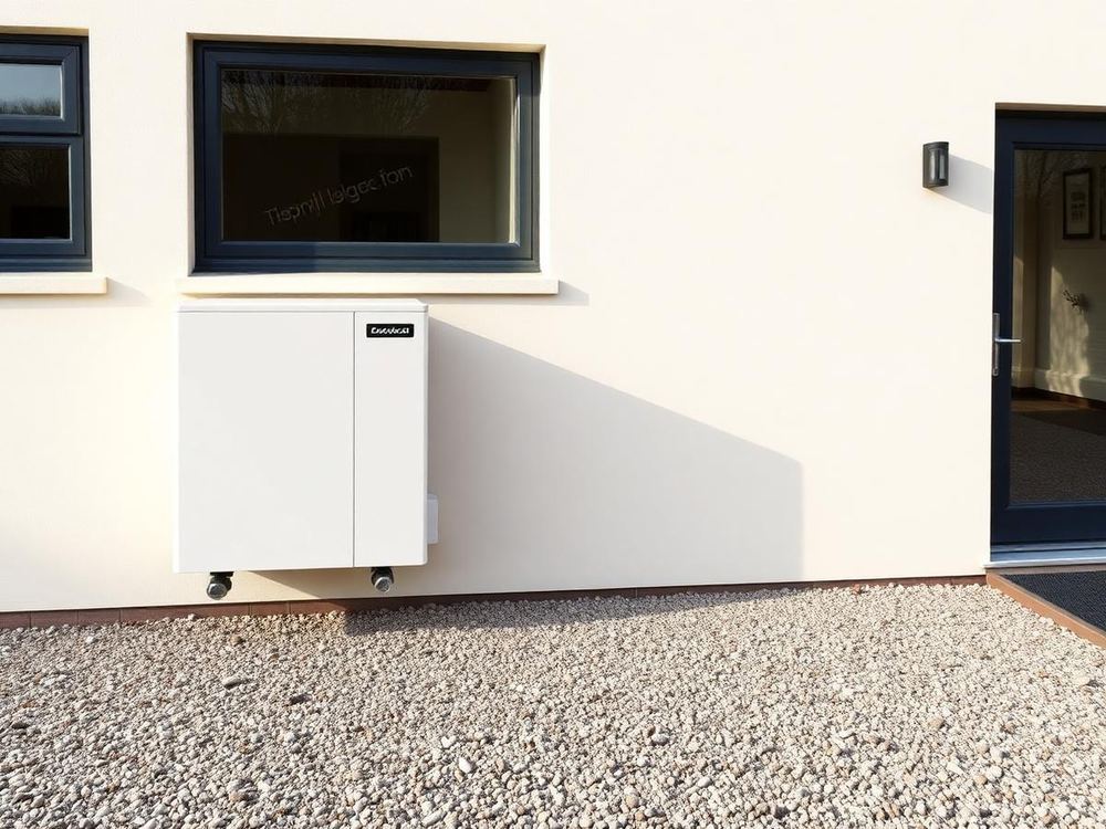 Heat pump installed at an Irish home